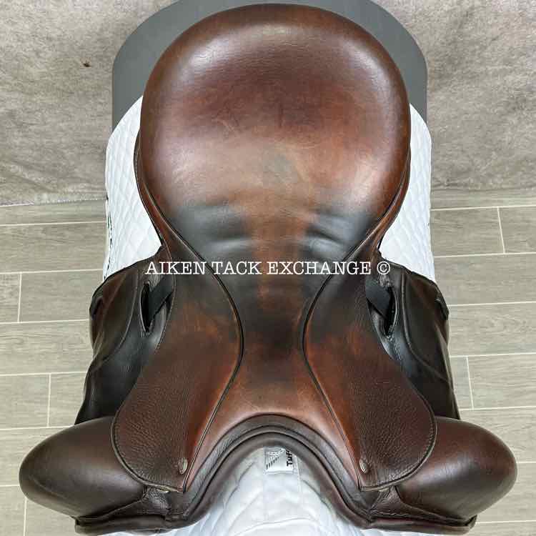 2018 Custom Saddlery Icon Star Monoflap Dressage Saddle, 17.5" Seat, Adjustable Tree, Wool Flocked Panels