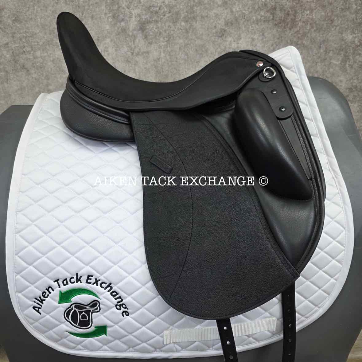 2025 Custom Saddlery Wolfgang Constanze 2 Monoflap Dressage Saddle, 17.5" Seat, Adjustable Tree, Wool Flocked Panels