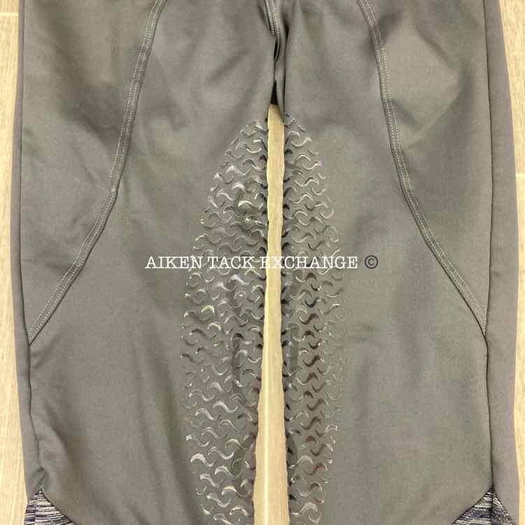 EQUO Silicone Grip Knee Patch Riding Tights, Size Small