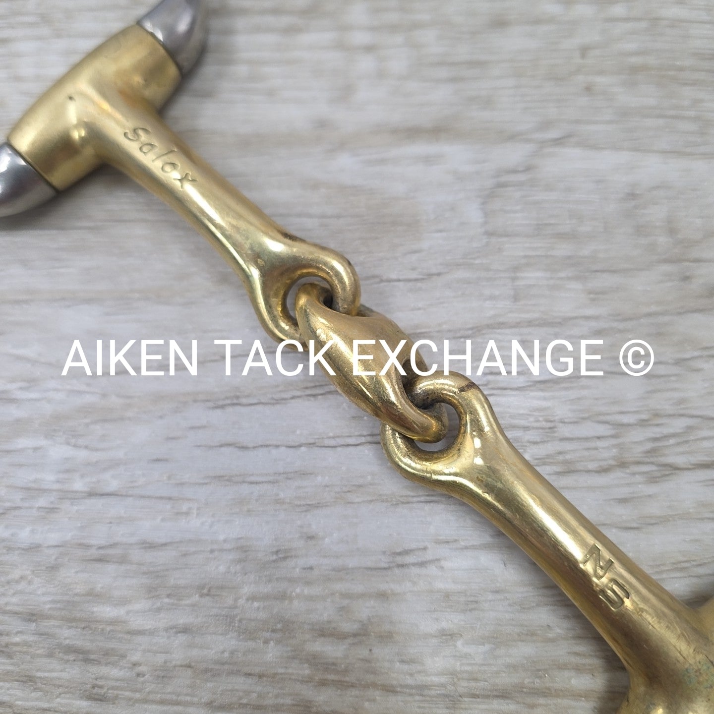 Neue Schule Tranz Angled Lozenge Eggbutt Bradoon Bit 4.75"