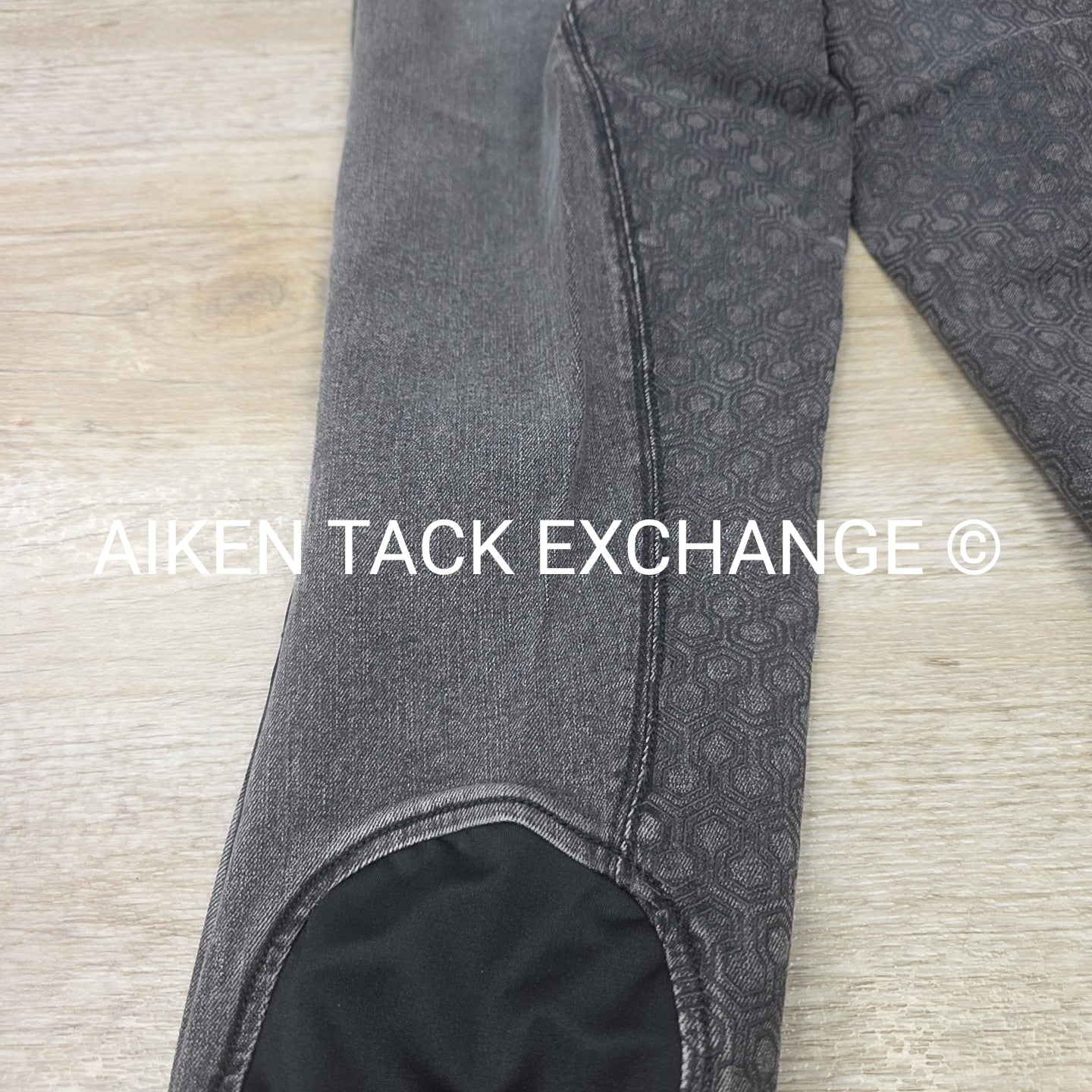 Ariat Halo G Denim Silicone Grip Full Seat Breeches, Size 24