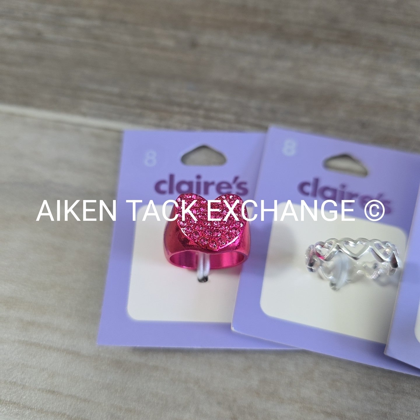 Claire's Rings (3) - Size 8