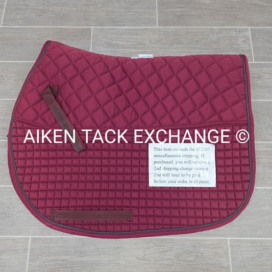 PRI Continental Double Back Fleece Lined All Purpose Saddle Pad