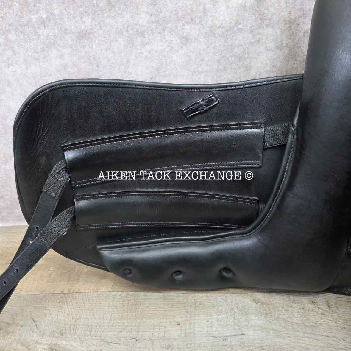 **On Trial** Marcel Toulouse Verona Monoflap Dressage Saddle, 17.5" Seat, MW/W Tree, Wool Flocked Panels