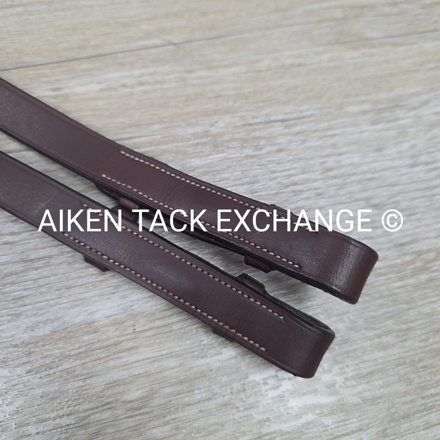 Plain Laced Reins, Brown, 55"
