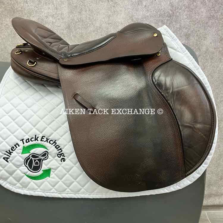 **SOLD** Crosby Marathon All Purpose Endurance Saddle, 17" Seat, Medium Tree, Wool Flocked Panels