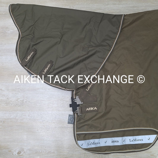 LeMieux Arika Ripstop 0g Turnout Rug w/ Neck Cover, Size 75"