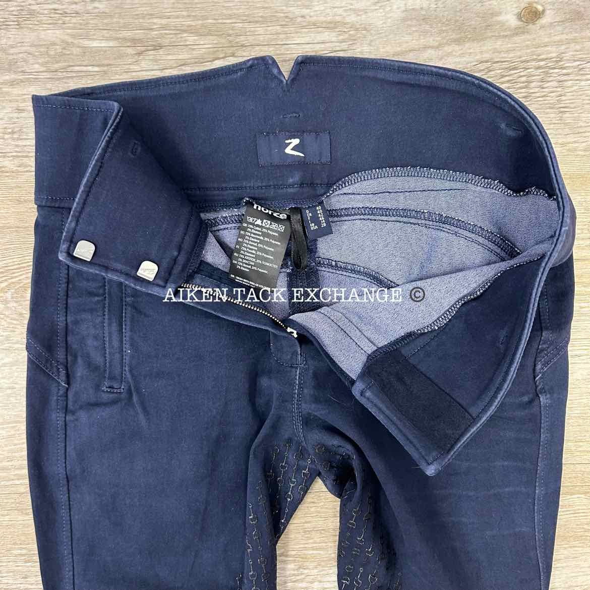 Horze Silicone Grip Full Seat Breeches, Size 28