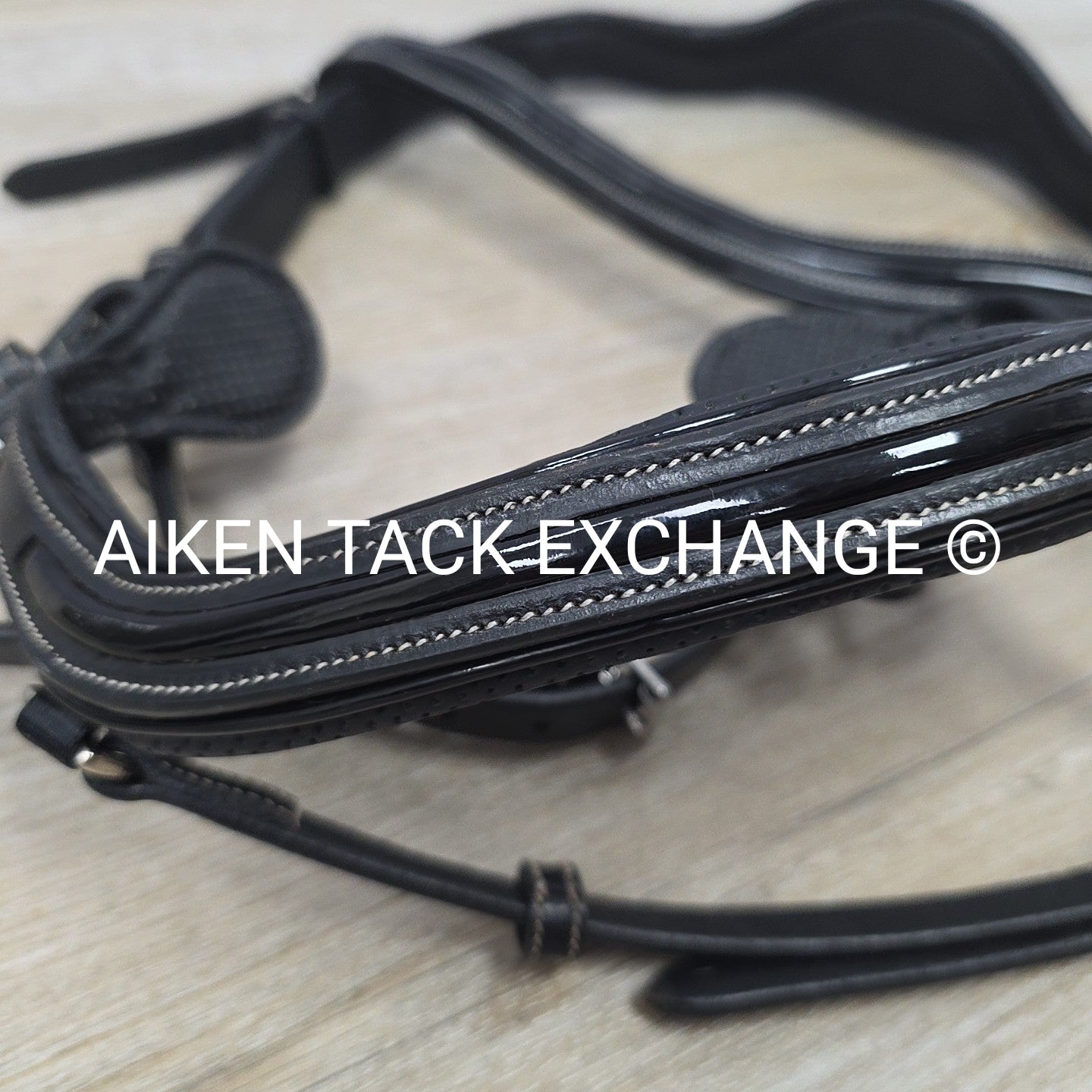 Jump'In One Manhattan Anatomic Bridle, No Reins, Black, Size Full