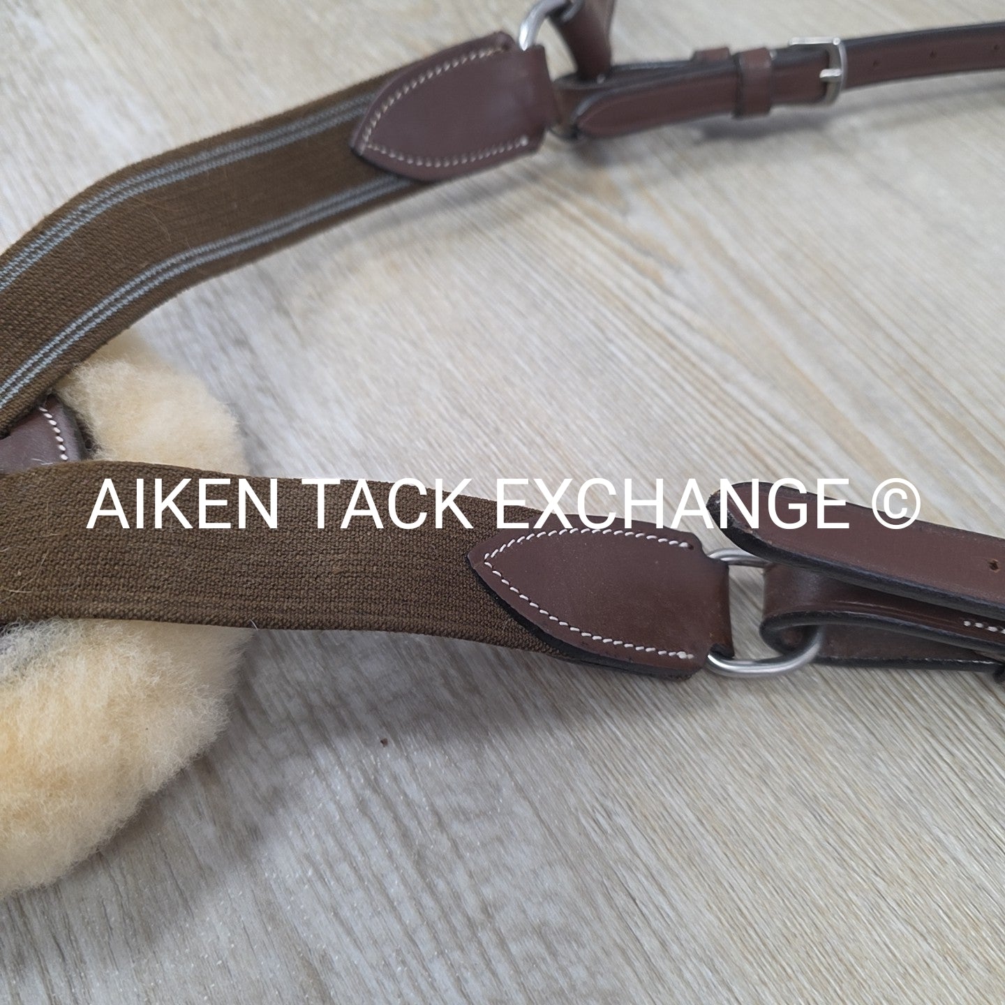 HDR Pro 5 Point Elastic Breastplate, No Running Attachment, Brown, Size Full