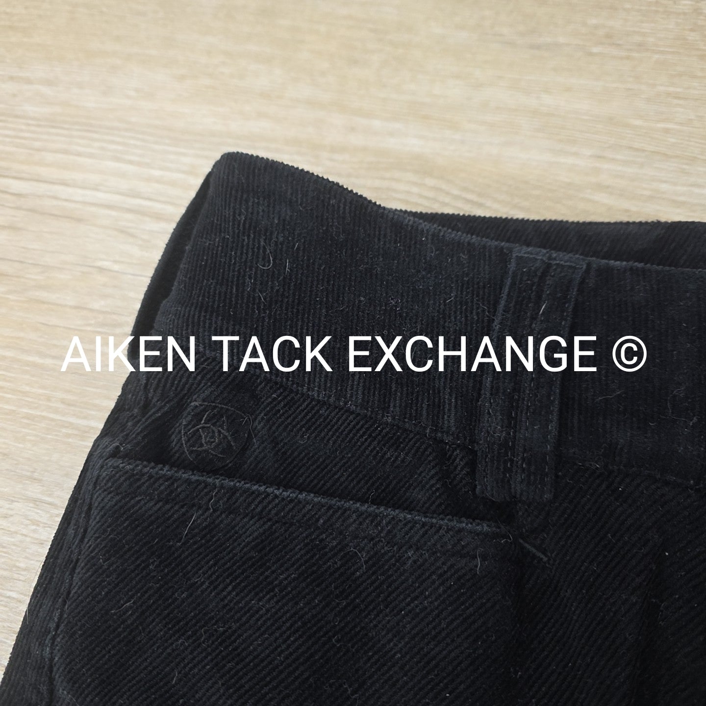 Ariat Tek Cord Corduroy Knee Patch Breeches, Size 26 R