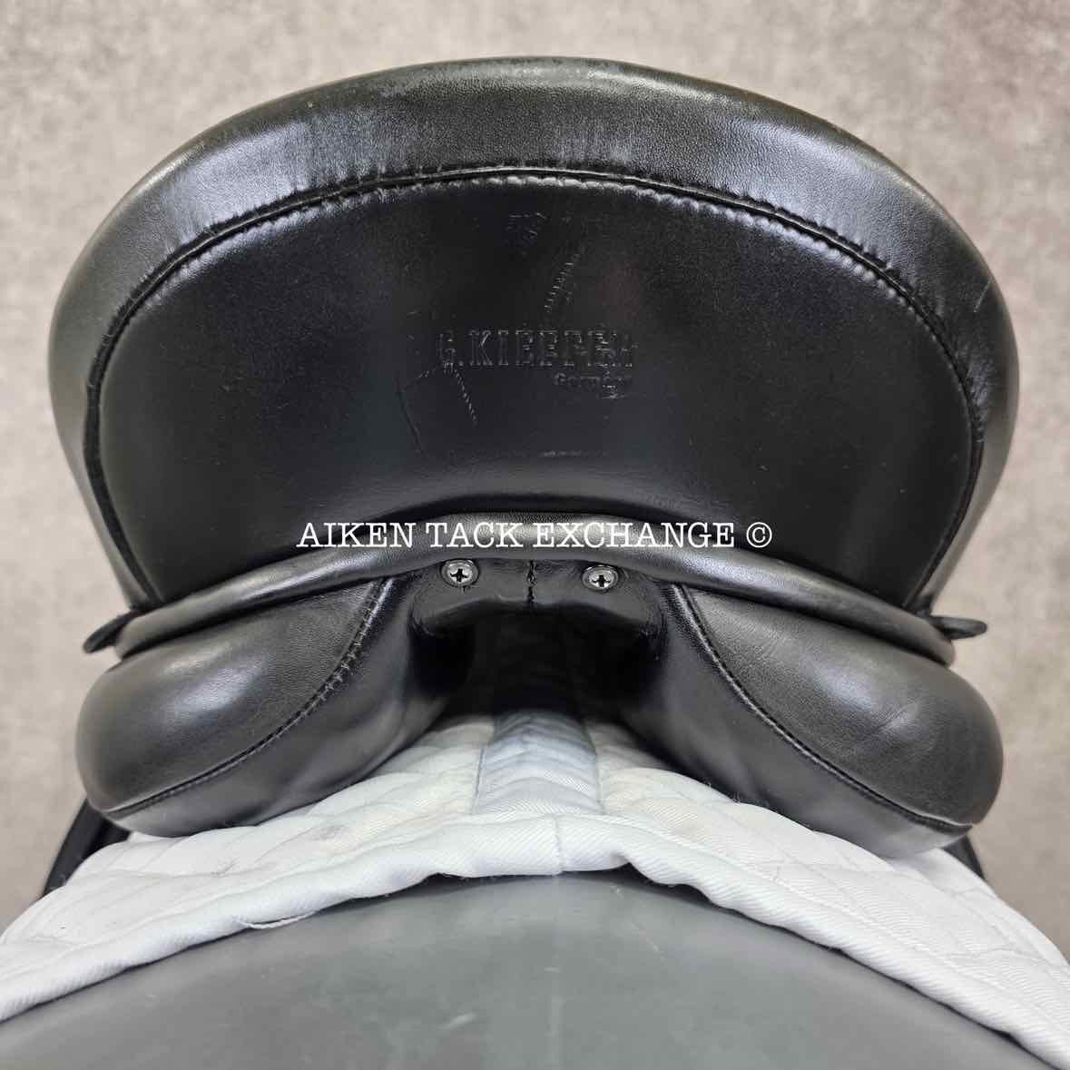 2000 Kieffer Action Dressage Saddle, 17" Seat, Medium Tree, Wool Flocked Panels