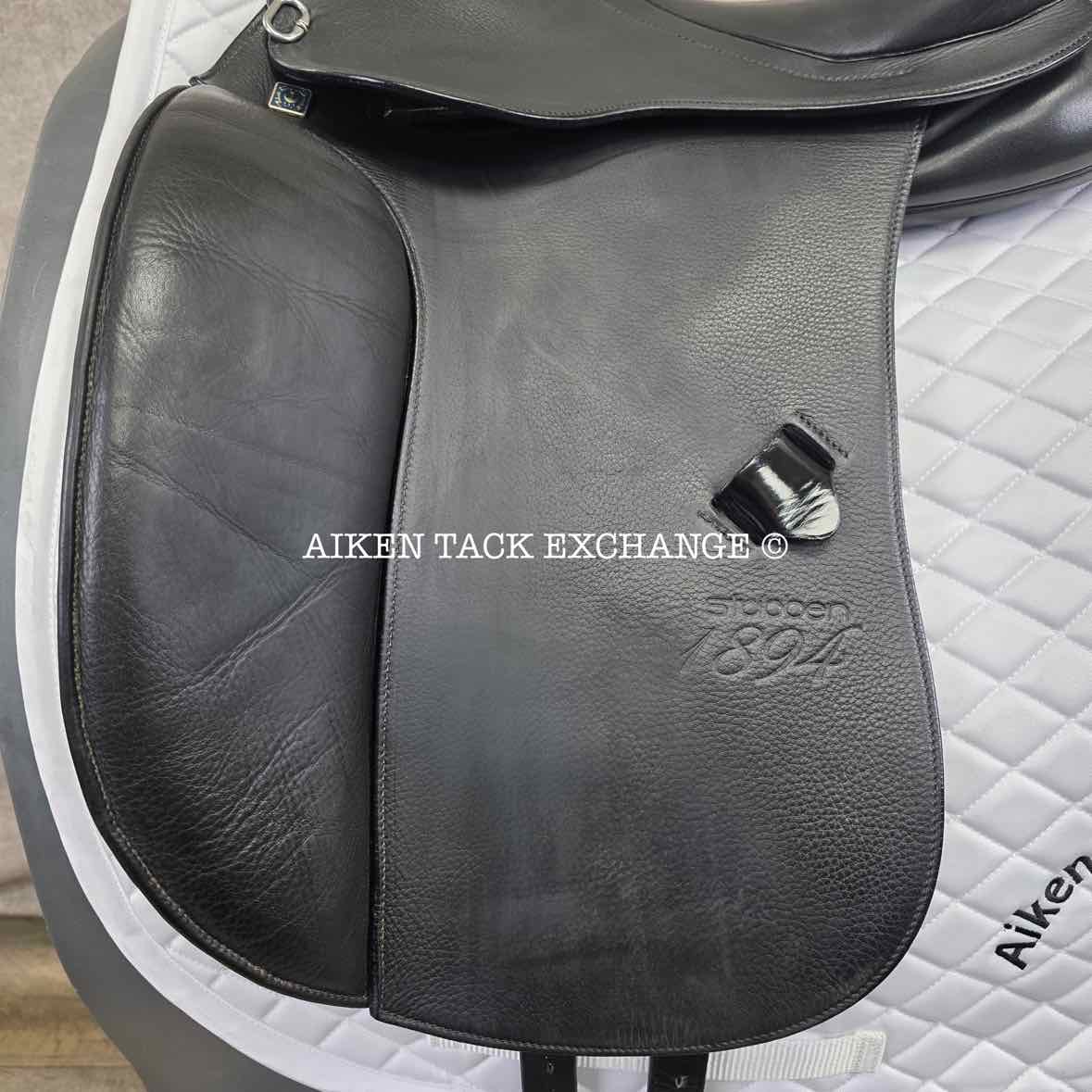 Stubben 1894 Dressage Saddle, 17" Seat, 32cm Tree - Wide, Wool Flocked Panels