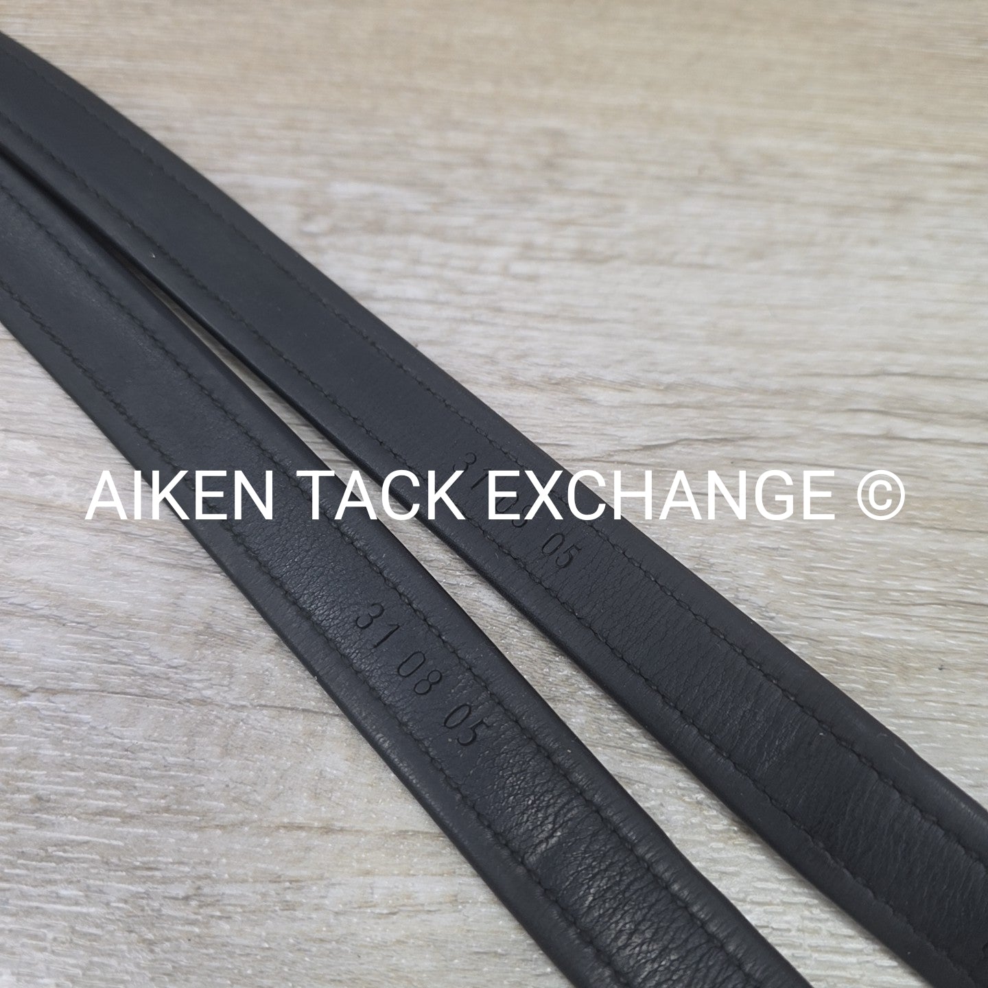Prestige Nylon Lined Stirrup Leathers, Black, 160cm  / 63"