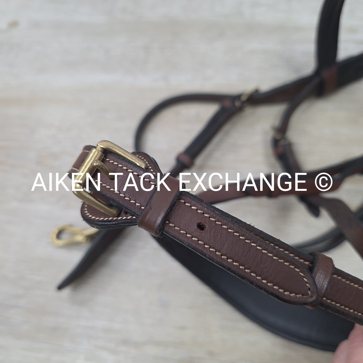 Monocrown Training Bridle, Brown, Size Cob