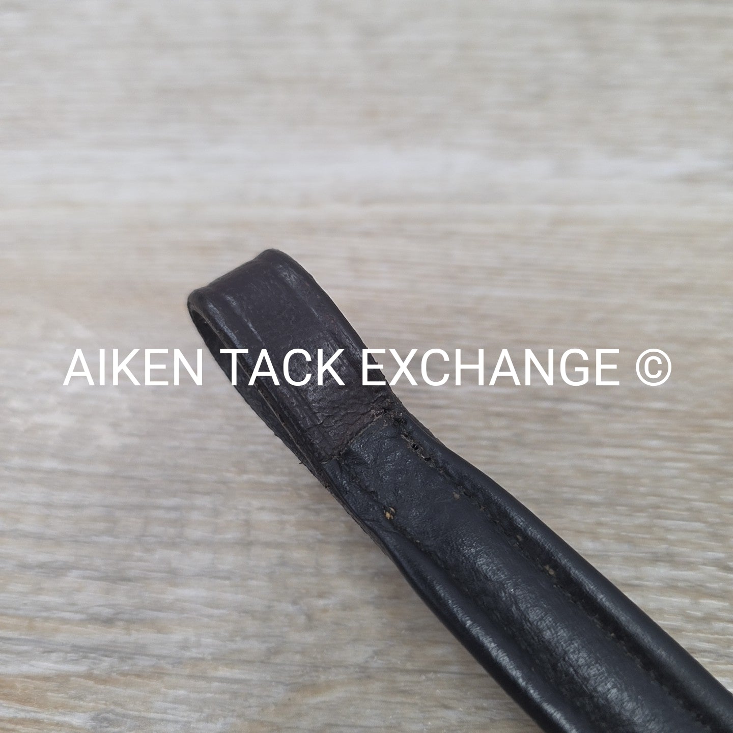 Padded Raised Browband, Black, Size 15"