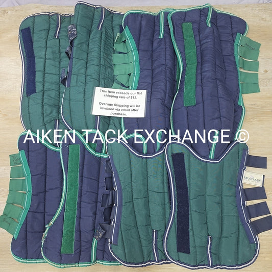 BARGAIN BUNDLE: 2 Sets Horseware Fleece Lined Shipping Boots, Front & Hind Set
