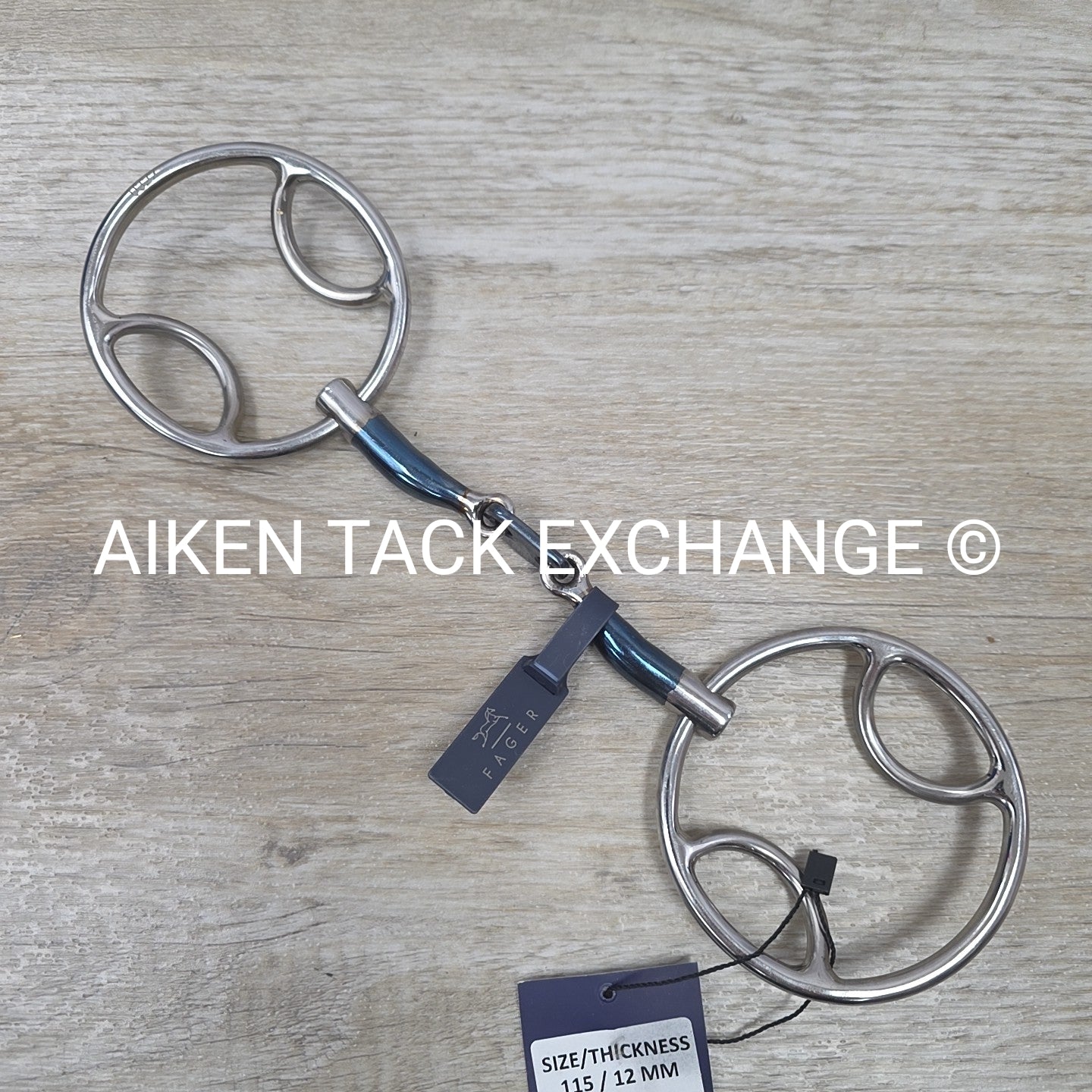 Fager Claudia Sweet Iron Double Joint Beval Bit 4.5"