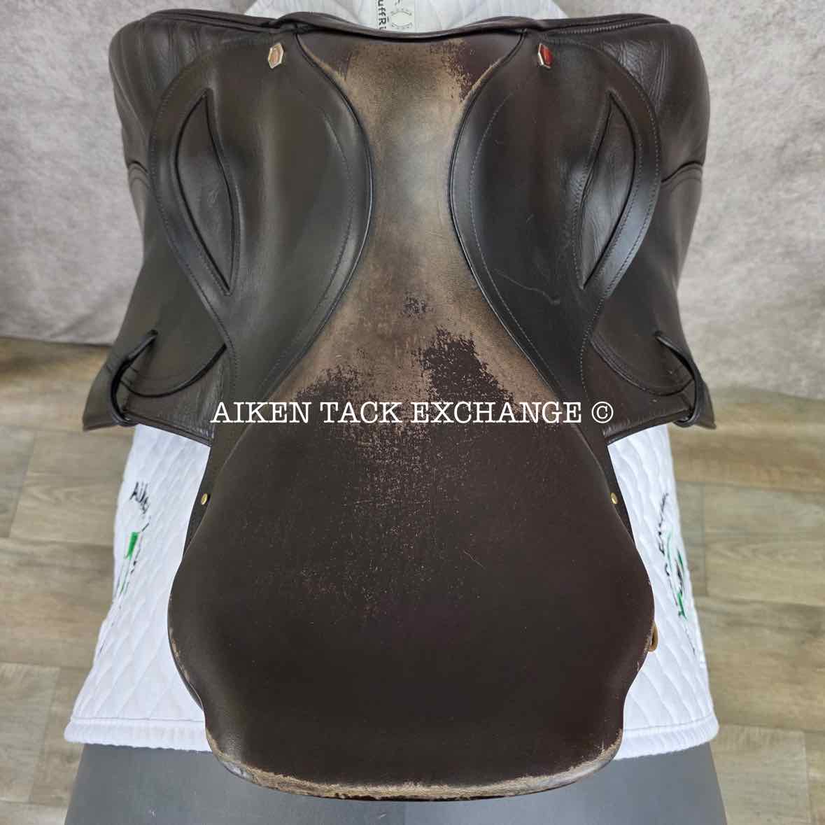 Albion Kontact Pro H/J Jewell Jump Saddle, 17.5" Seat, Medium Tree, Wool Flocked Panels