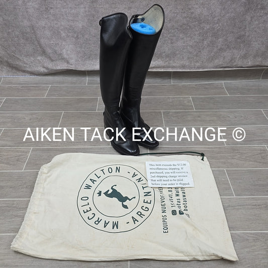Marcelo Walton Dress Boots, Size 7 / 8 Calf Height 18" Width 14.25"