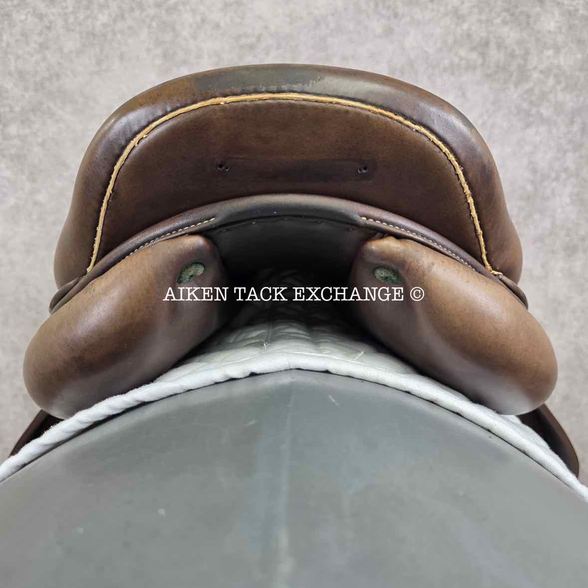 2013 Herve Godignon Jump'In Close Contact Jump Saddle, 17.5" Seat, 3CL Flap, Medium Tree, Foam Panels