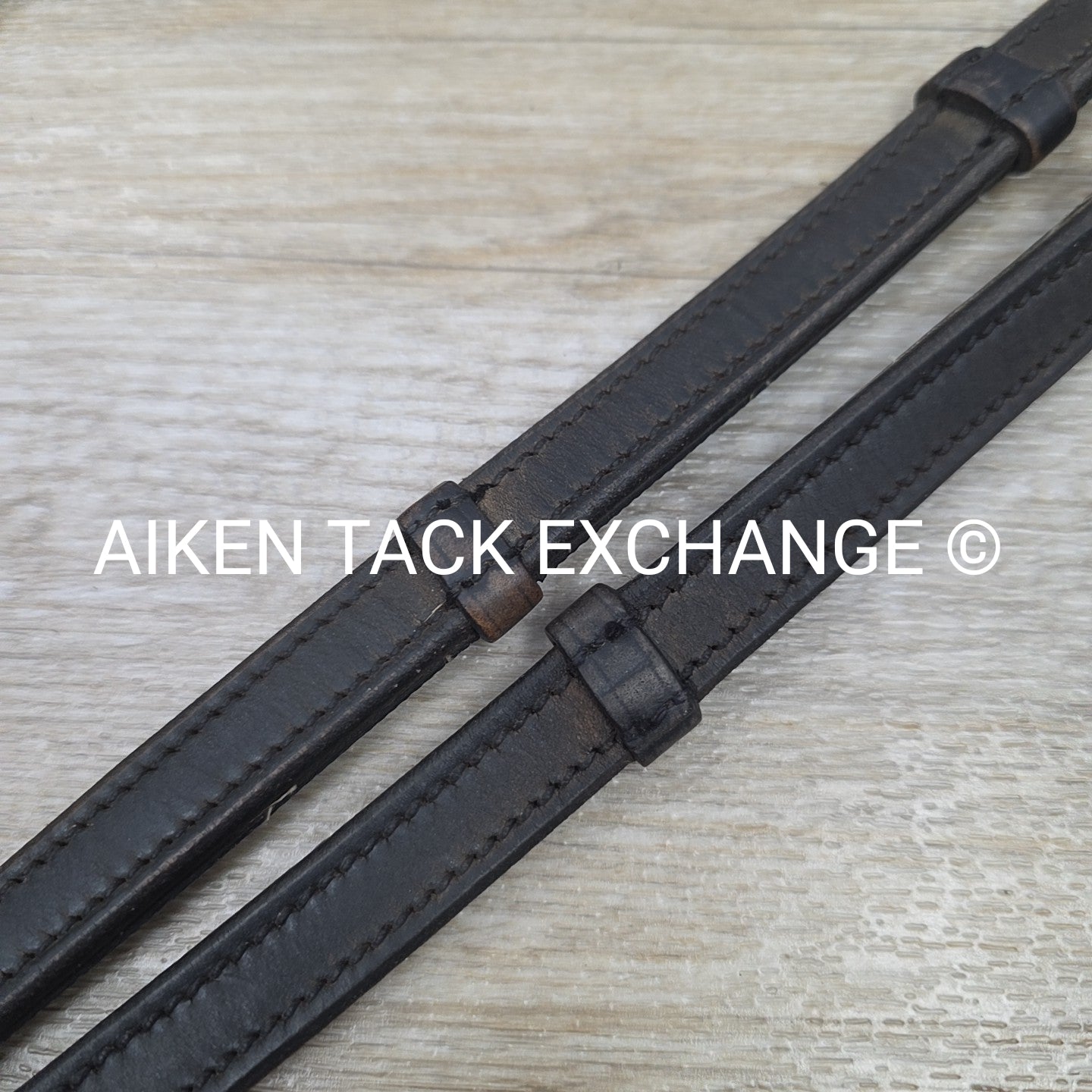 BARGAIN BUNDLE: Halter Ego & Unknown Brand Rubber Grip Lined Leather Reins, Blac