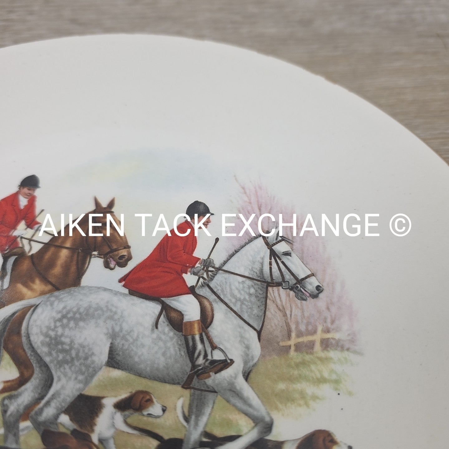 Weatherby Royal Falcon Gift Ware Fox Hunting Plate