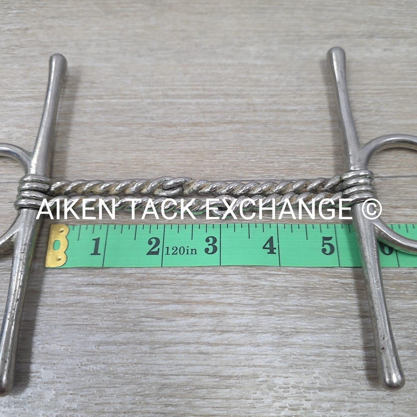 Never Rust Full Cheek Double Twisted Wire Bit 5"