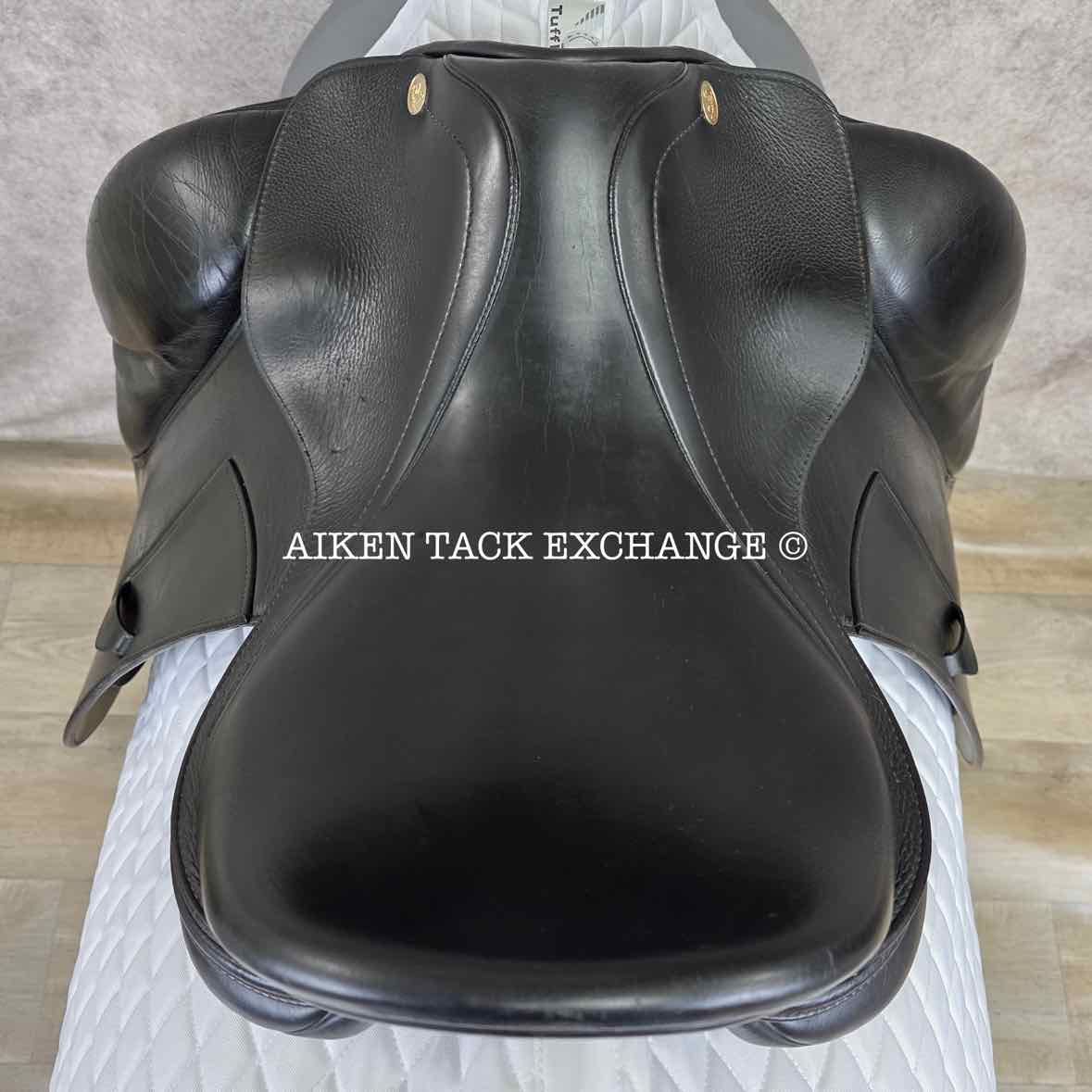 **SOLD** 2004 Prestige Galileo Dressage Saddle, 16" Seat, 30 Tree - Medium, Wool Flocked Panels