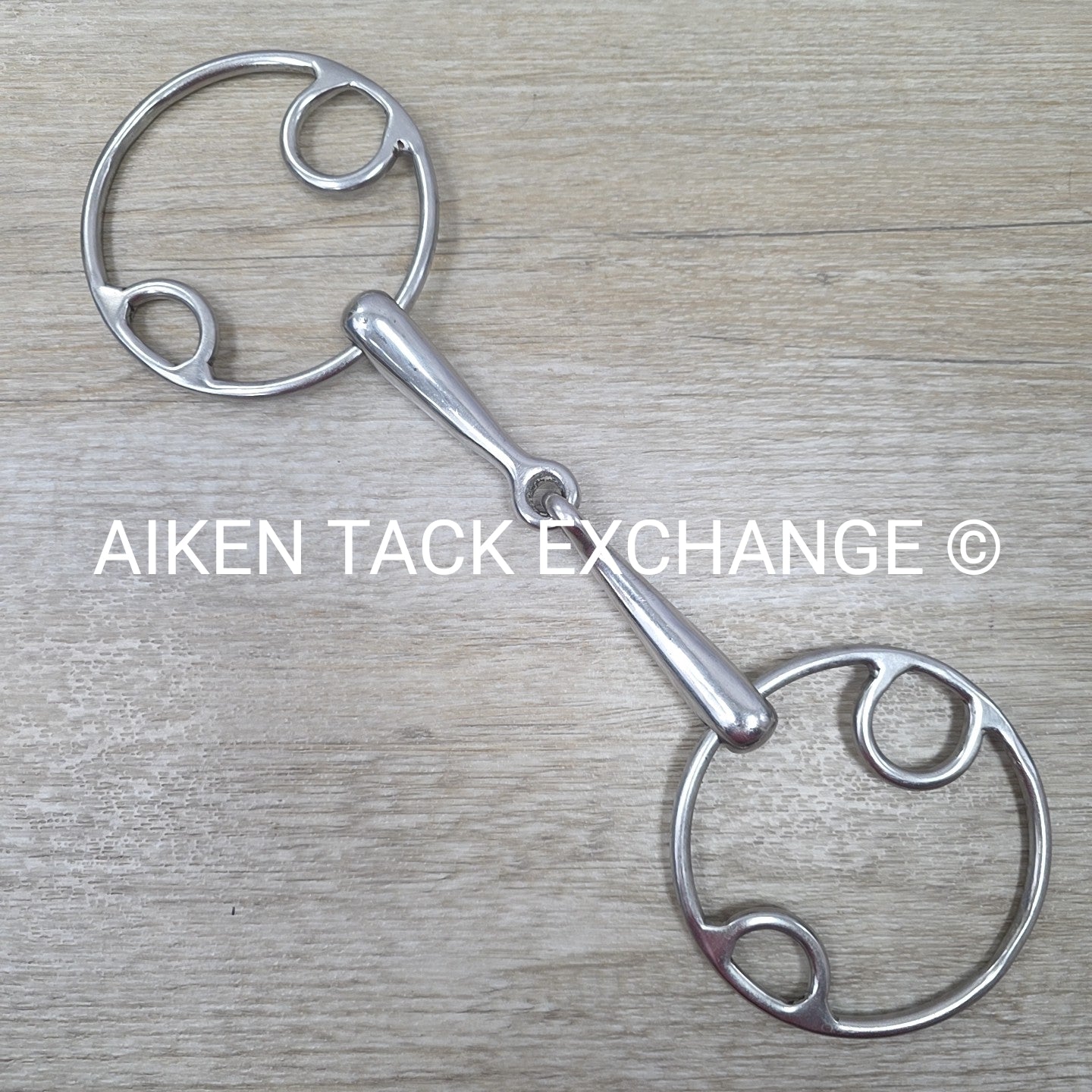 Single Joint Large Ring Beval Loop Gag Bit 5.5"