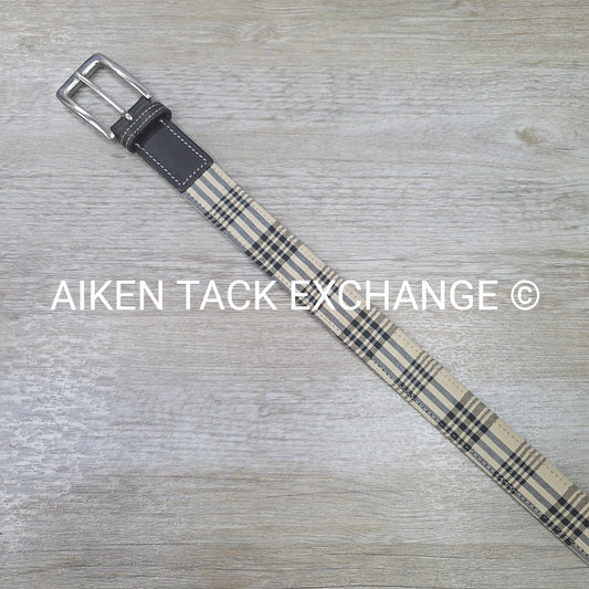 5/A Baker Classic Plaid Belt, Size Large