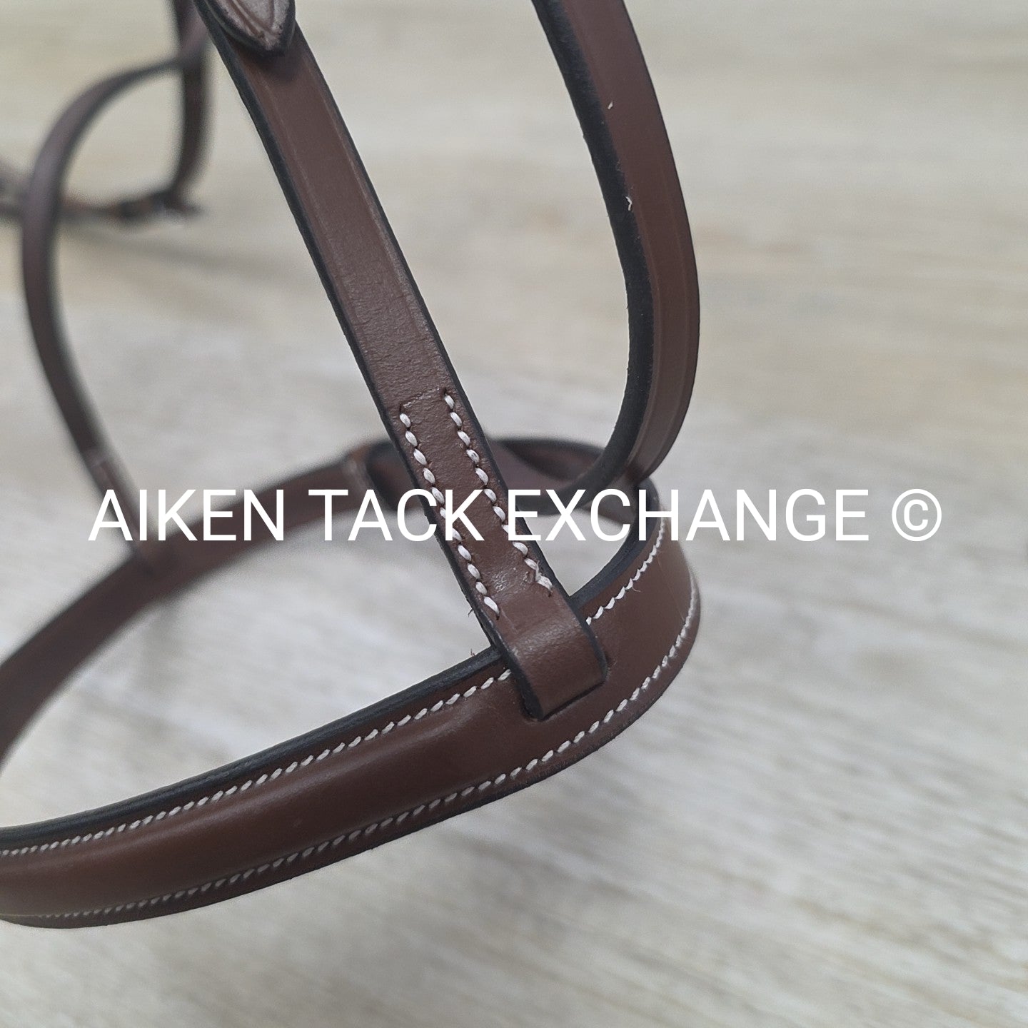 HDR Advantage Plain Raised Bridle with Reins, Oakbark, Size Pony