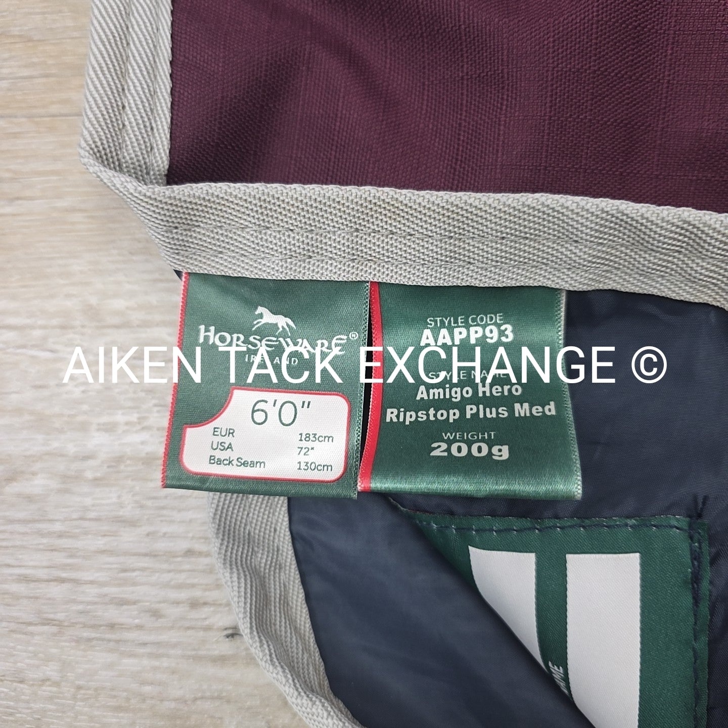 Amigo Hero Ripstop Plus 200g Medium Turnout Blanket with Neck Cover 72"