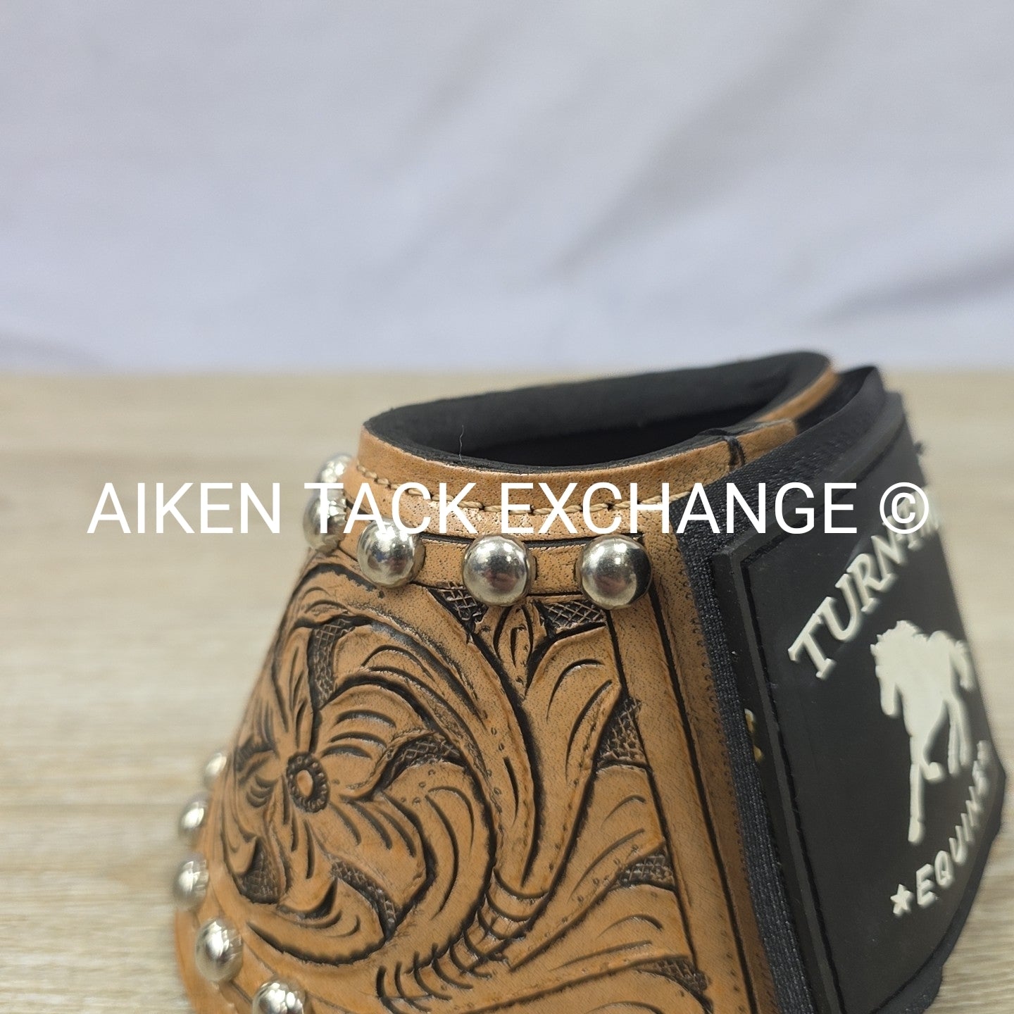 Turn-Two Equine No Turn Bell Boots, Size Medium