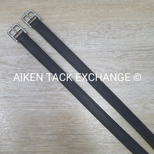 Amerigo Stirrup Leathers, Black, 60"