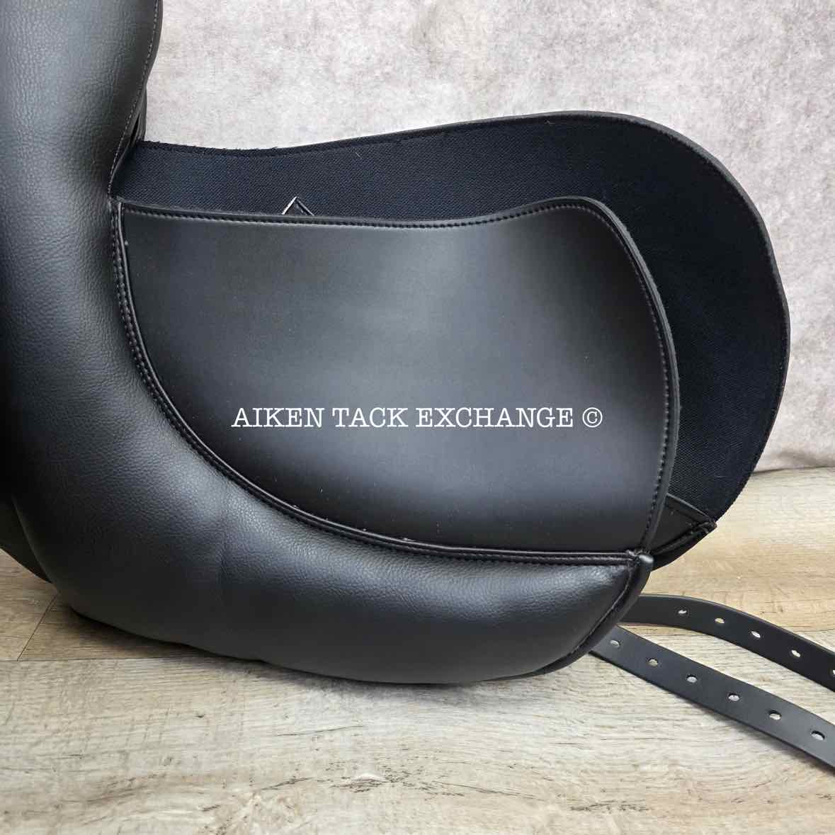 HDR - Henri de Rivel Vegan-X IGP Dressage Saddle, 17.5" Seat, Adjustable Tree - Changeable Gullet, Wool Flocked Panels