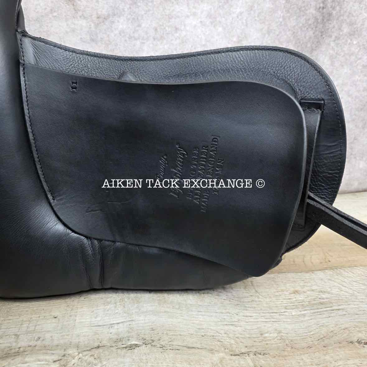 **SOLD** 2020 County Epiphany Monoflap Dressage Saddle, 17.5" Seat, Medium Narrow Tree, Wool Flocked Panels