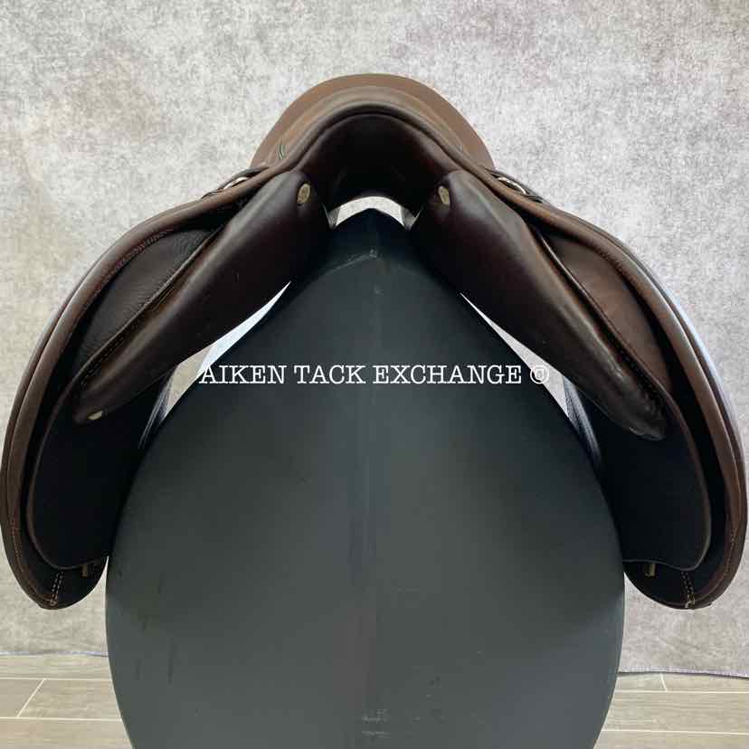 **SOLD** 2021 Antares Signature Skylla Close Contact Jump Saddle, 17.5" Seat, 3A Flap, Medium Tree, Foam Pro Panels