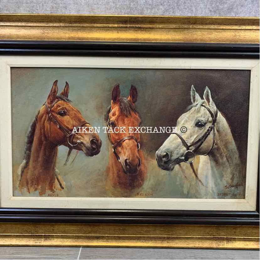 We Three Kings by Susan Crawford, Framed Canvas Print, 34.5" x 24"