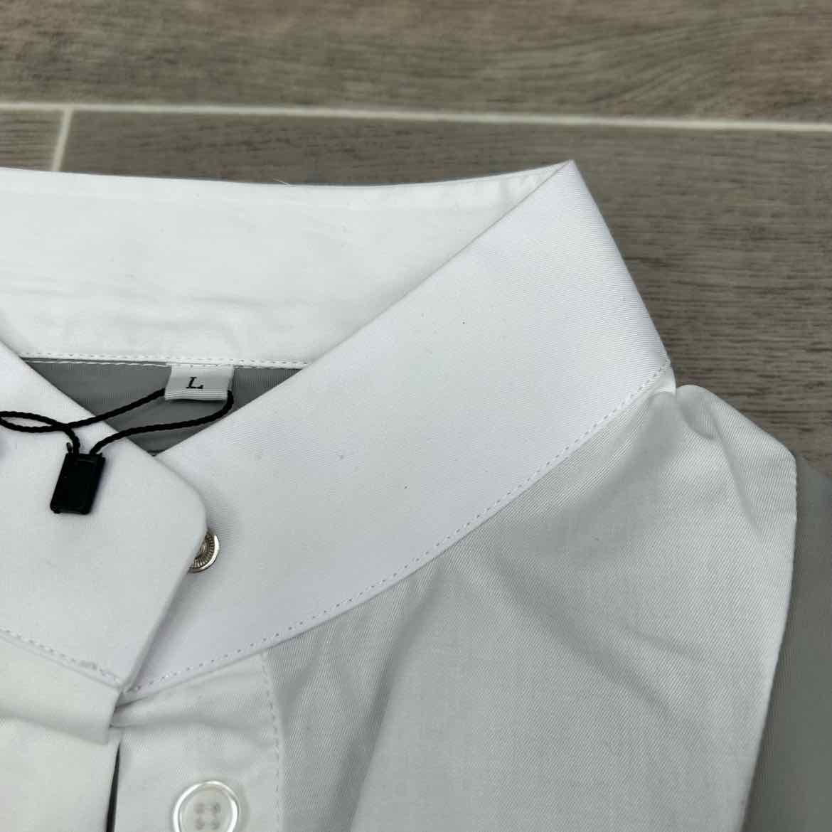 Ovation Elegance Short Sleeve Show Shirt, Grey, Size Large
