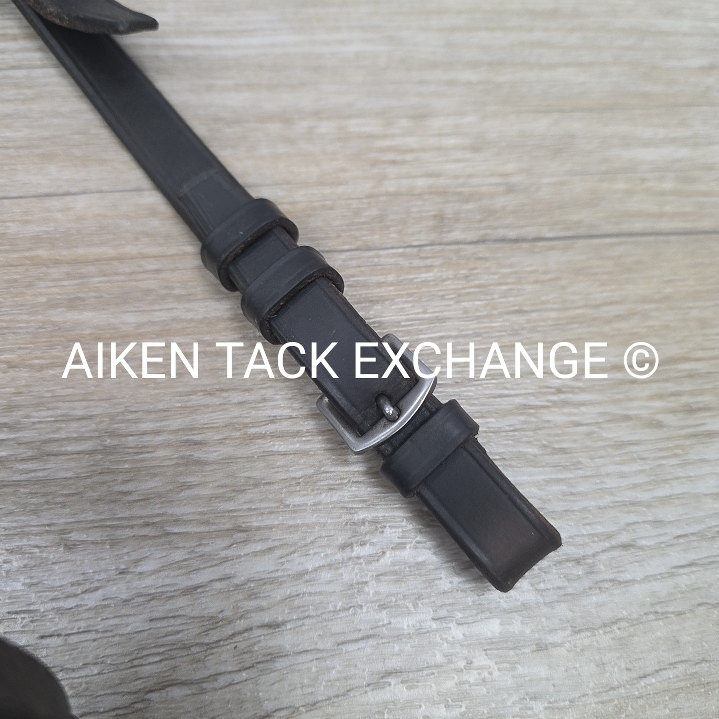 Plain Raised Bridle, Missing Flash Strap, No Reins, Oversize