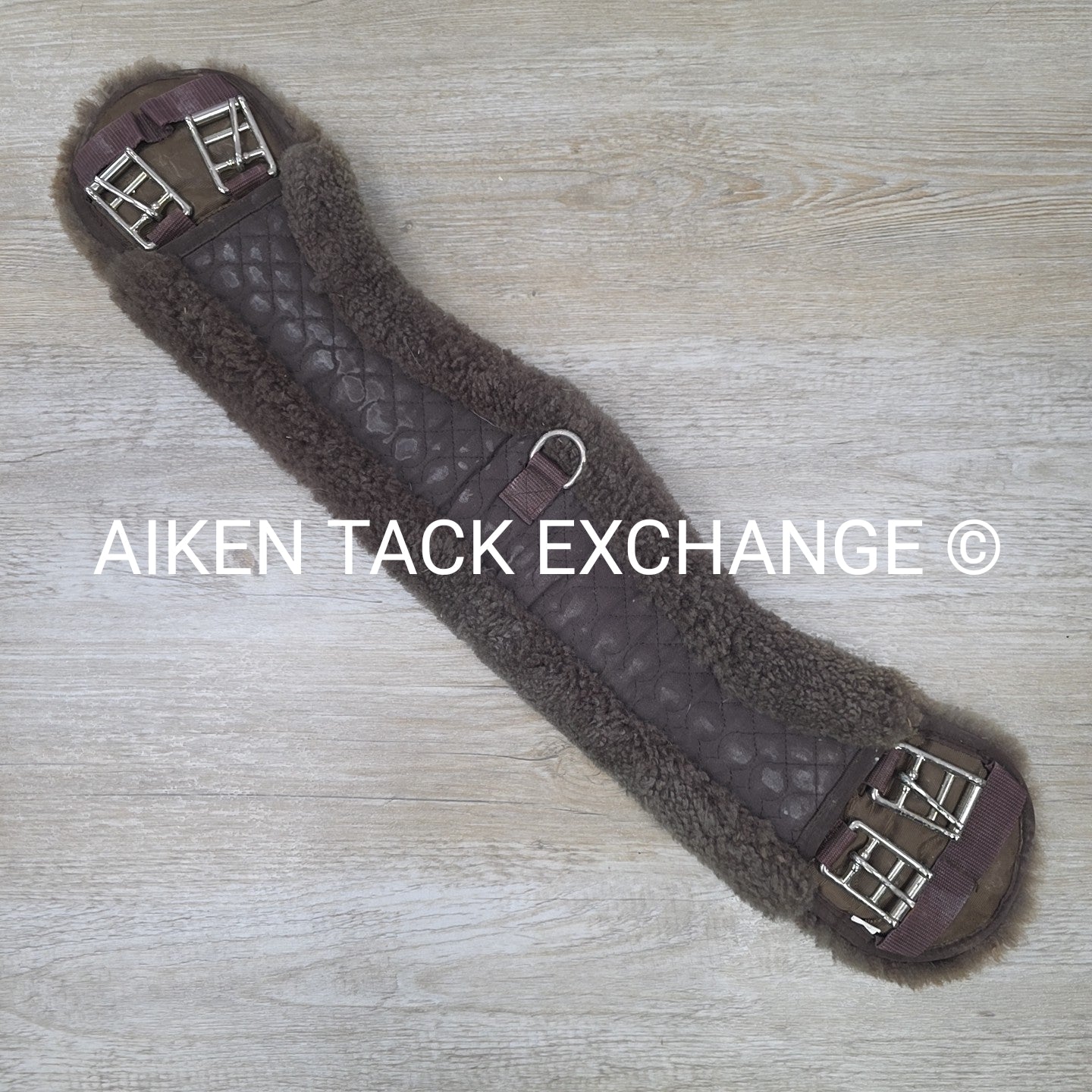 Contour Sheepskin Dressage Girth, Brown, 26"