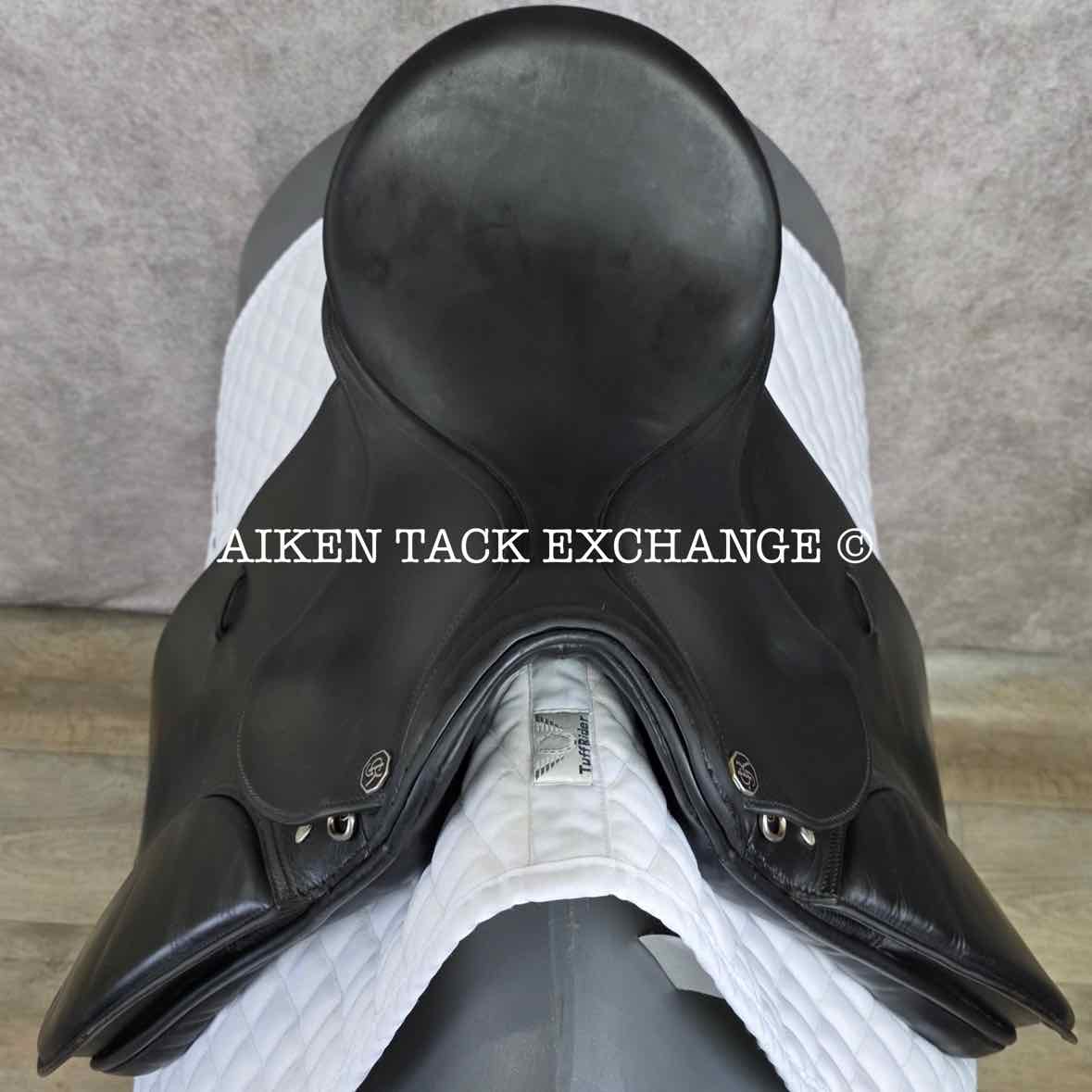 1994 Kieffer Aachen Dressage Saddle, 17" Seat, Medium Tree, Wool Flocked Panels