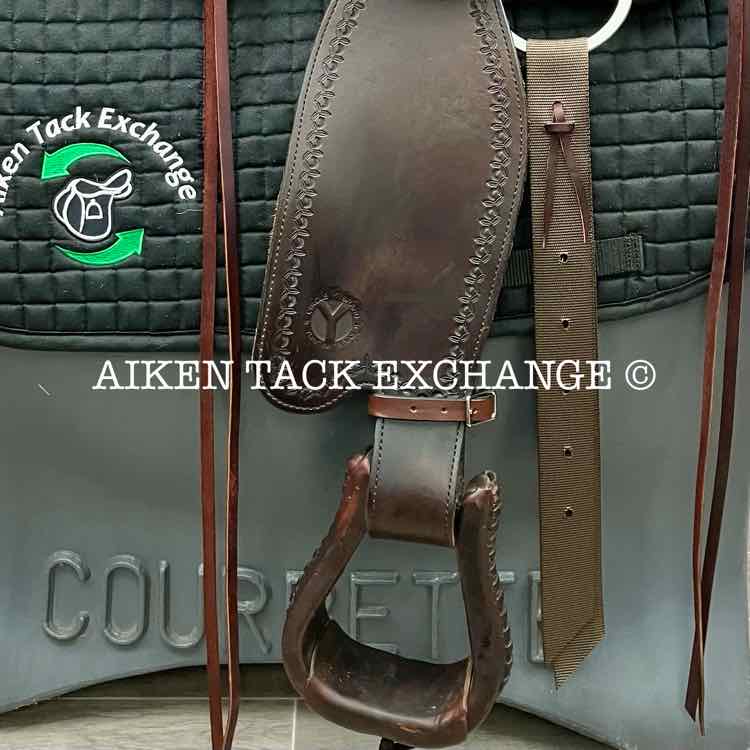 **SOLD** 2021 Circle Y 1682 Sunflower Flex2 Trail Western Saddle, 15" Seat, Flex2 Trail 5 Tree - Wide