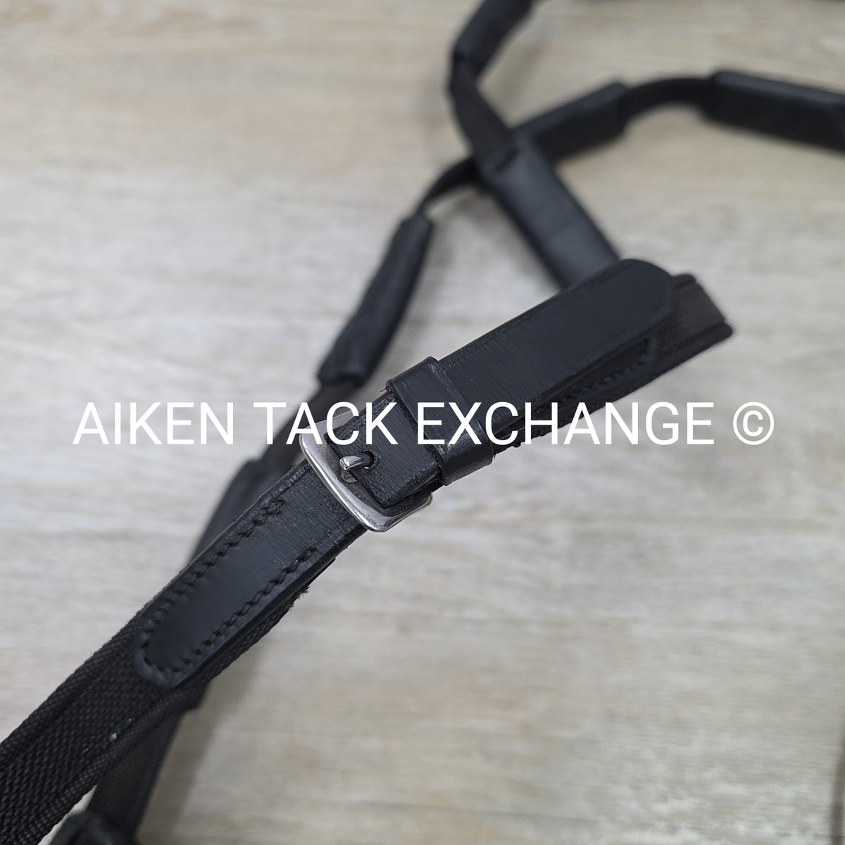 Correct Connect Reins with Intermittent Padding, Black