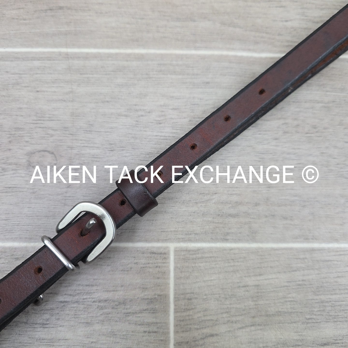 Cowhide One Ear Headstall with Matching Tie Down & Breastplate