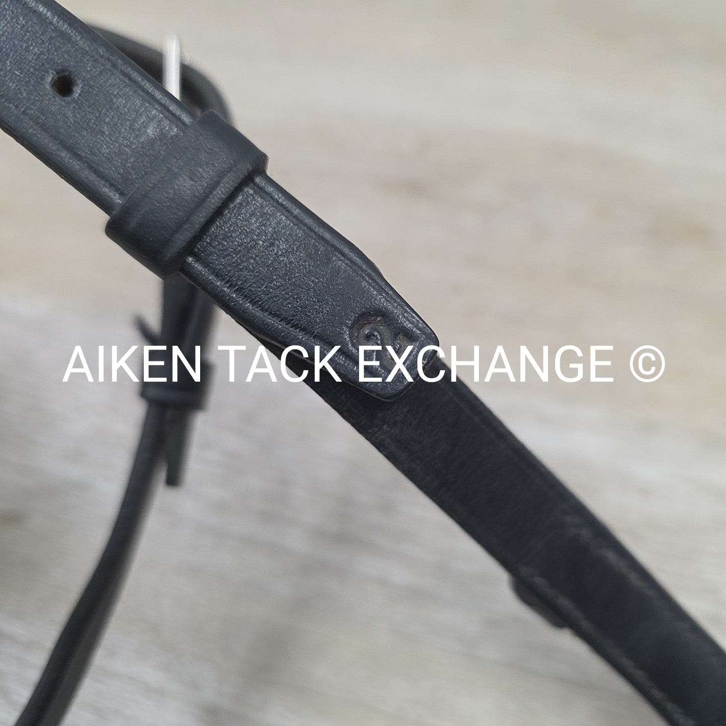 BARGAIN BUNDLE: Dressage Bridle with Rubber Reins, Black, Size Full