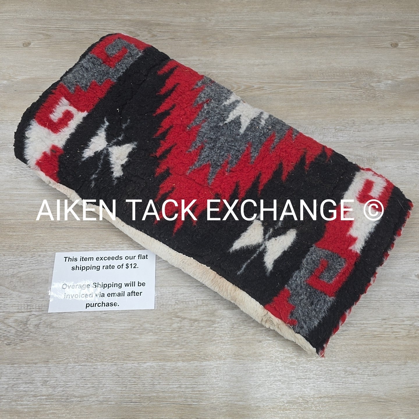 Fleece Western Saddle Pad