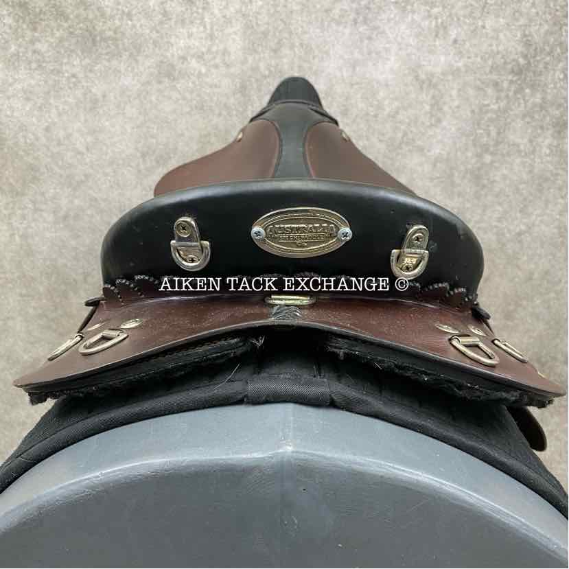 Australian Stock Saddle Co. Endurance Trail Saddle, 18" Seat, Medium Tree