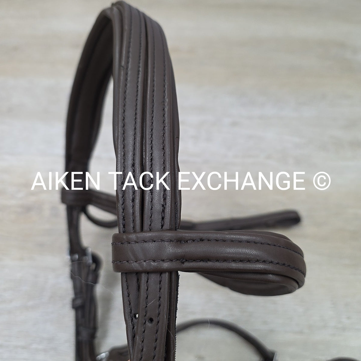 Synthetic Figure 8 Bridle, No Reins, Brown, Size Cob